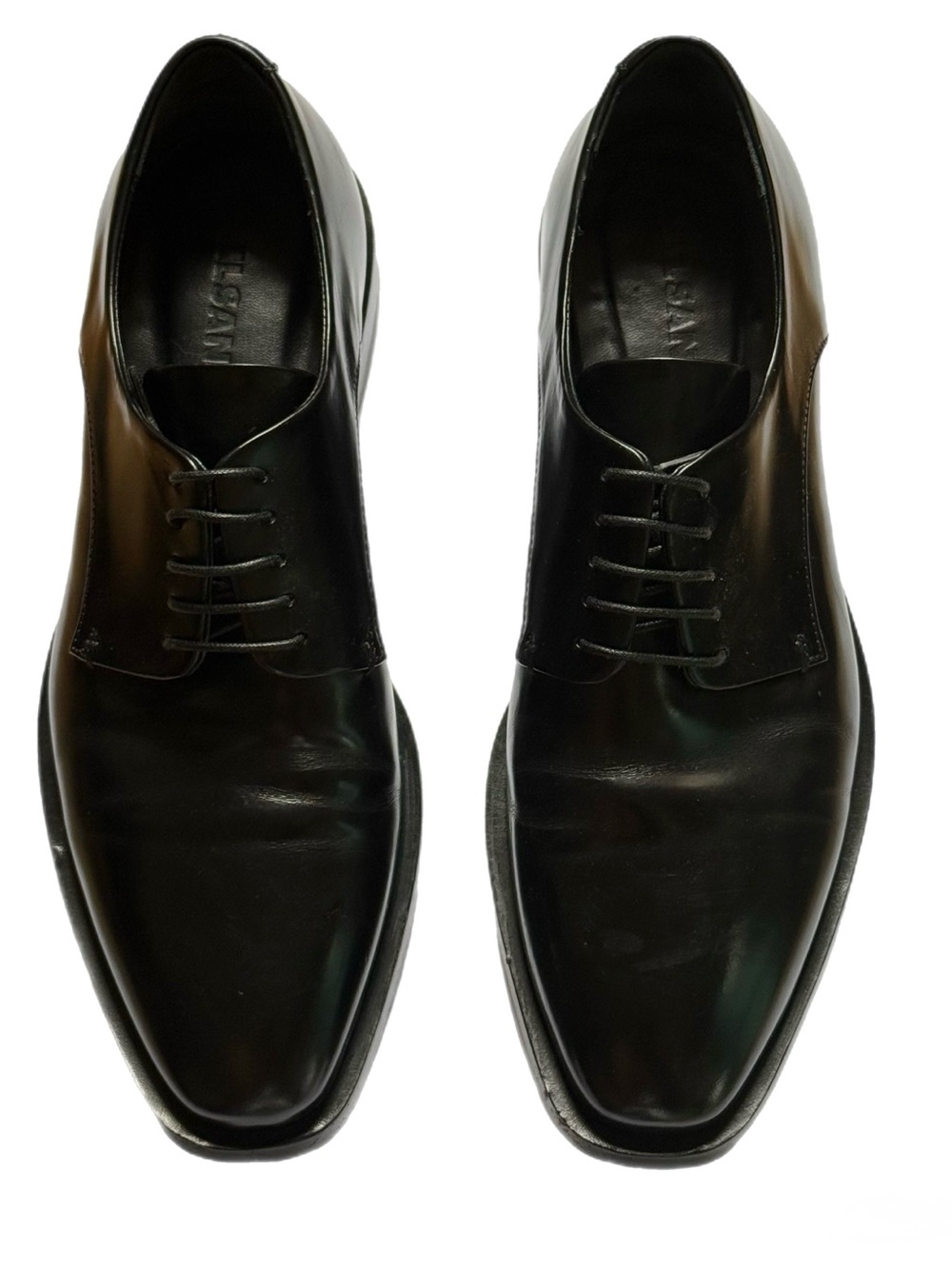 Jil Sander Black Leather Derby Men’s Shoes | Size EU: 37 - USA Size: 4–4.5